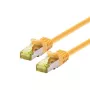LOGON TCR6ASS030Y SSTP Cat6a prepojovací kábel, 3 m, AWG26, LSOH, žltý