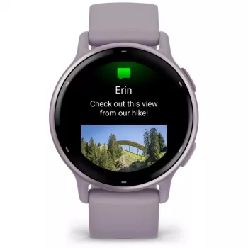 Garmin Vivoactive 5 3,05 cm (1.2) AMOLED Digitálny 390 x 390 Pixelov Dotyková obrazovka Fialová Wi-Fi GPS (Satelit)