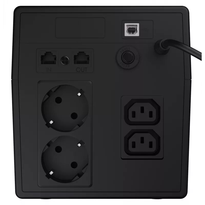 Green Cell UPS03 MicroPower 1000VA / 600W line-interactive UPS, 4 zásuvky