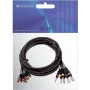 Audio snake kábel Omnitronic 8×Cinch na 8×6,35 mm mono jack, 15 m, model 30304748