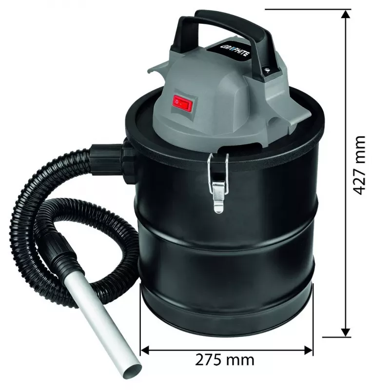 Graphite 58GE125 vysávač popola