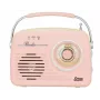 Retro stolové rádio Eltra LUIZA RETRO SP-11 s MP3, USB a podporou SD kariet, ružová