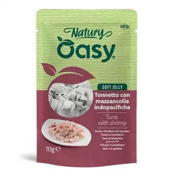 Oasy Natury jemné želé tuniak s krevetami 70 g