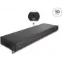 DeLOCK 64240 19 inch priemyselný USB hub, 10 x USB-A, 10 Gbit/s