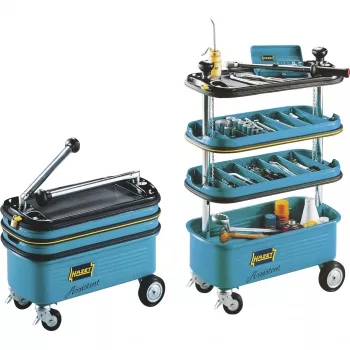 HAZET Assistent 166N - čierna - modrá - 300 kg - 350 mm - 680 mm - 965 mm - 24,5 kg