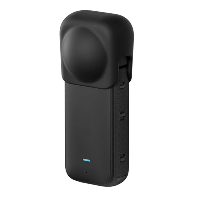 Silikónový ochranný kryt objektívu Puluz pre Insta360 X3 (čierny)