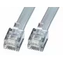 Sieťový kábel Lindy RJ-12 M/M 5,0 m RJ-12 5 m sivý
