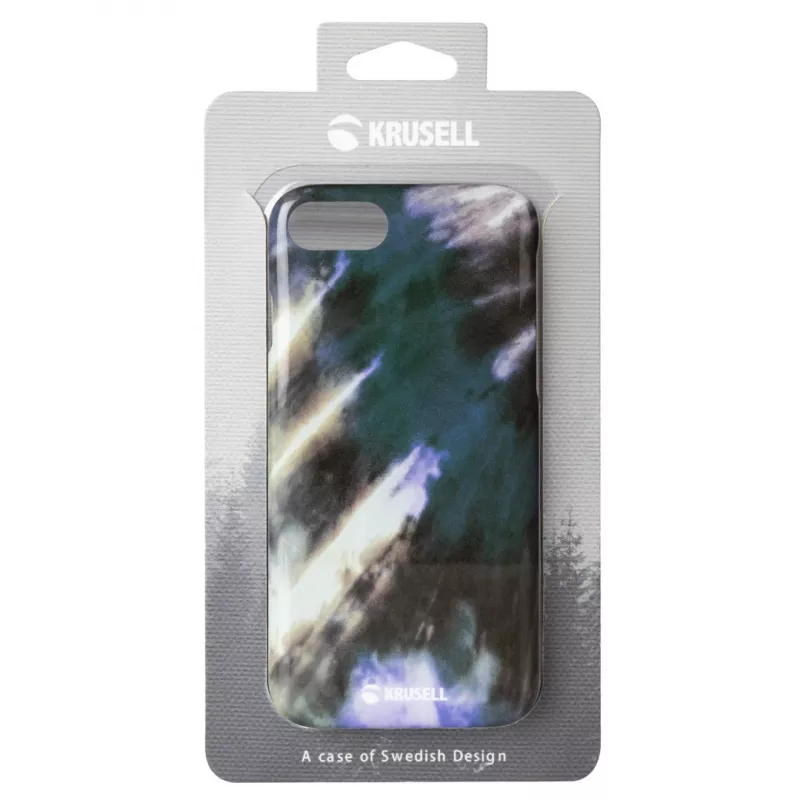 Ochranné puzdro s klopou Krusell Limited pre Apple iPhone 8/7 – twirl earth Design