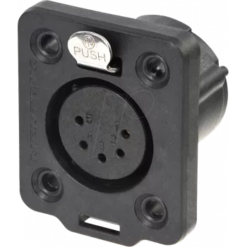 Neutrik NC5FDX-TOP káblový konektor XLR čierny (NC5FDX-TOP)