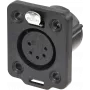 Neutrik NC5FDX-TOP káblový konektor XLR čierny (NC5FDX-TOP)