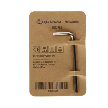 Inbus kľúč Teltonika 19 x 53 x 2,5 mm nikel zahnutý PR5MEC17