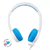 BuddyPhones School+ BP-SCHOOLP-BLUE detské slúchadlá s mikrofónom, 3+, 85 dB, modré