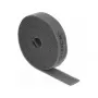 Montážny pás DeLOCK suchý zips na rolke D 2 m x Š 15 mm sivá