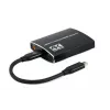 Gembird A-CM-HDMIF2-01 USB-C na Dual-HDMI adaptér, 4K 60Hz, čierny