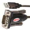 UNITEK Y-105A sériový kábel čierny 1,5 m USB Type-A DB-9