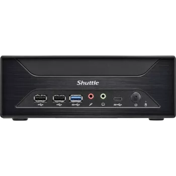 Shuttle PIB-XH81001 XH810XPC tenký barebone, LGA 1851, Intel H810, 2xHDMI, 1x DP, 1x VGA, 2x COM