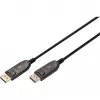 DisplayPort AOC hybridný sklenený kábel, UHD 8K (čierna, 30 metrov)