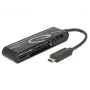 DeLOCK USB2.0 čítačka kariet USB Type-C samec 5 slotov - čítačka kariet - All-in-one (Multi-Format) - USB-C (91739)