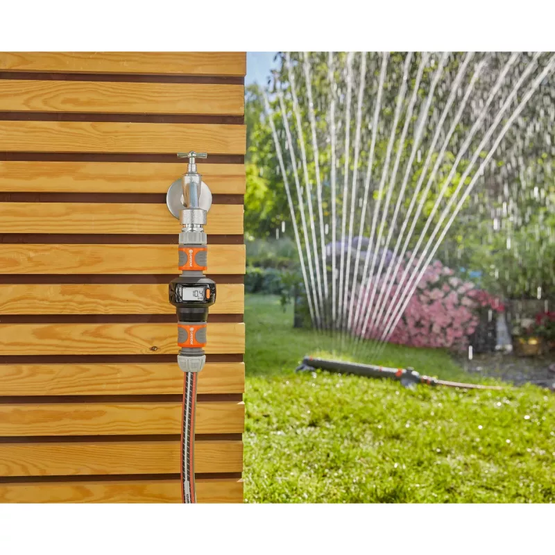 Gardena AquaCount 18350-20 vodomer, čierny/sivý/oranžový