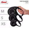 Flexi New CLASSIC 8 m čierne psie vodítko s navíjacím mechanizmom