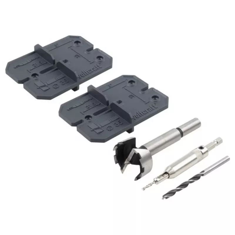 Wolfcraft vrtáková sada na otvory pre záves 35 mm, 5 ks (4656000)