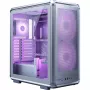 Cooler Master MasterFrame 500 Mesh ARGB PC skriňa Midi Tower, strieborná, tvrdené sklo