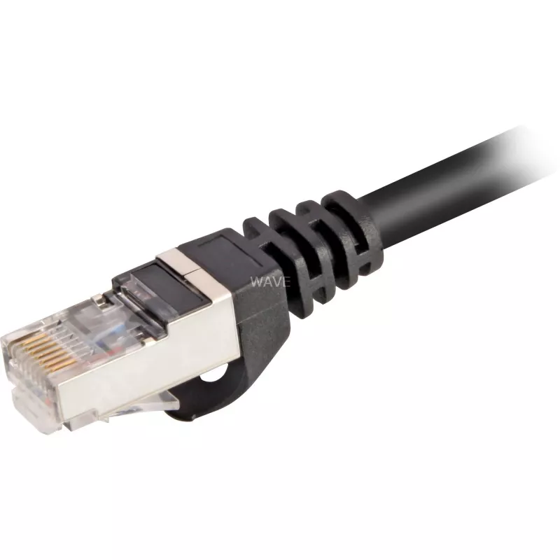 Sharkoon patch kábel RJ45 Cat.6 SFTP čierny 15 metrov – kábel – sieť