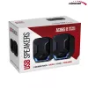 Audiocore AC865B 2.0 USB počítačové reproduktory, 6 W, čierna/modrá