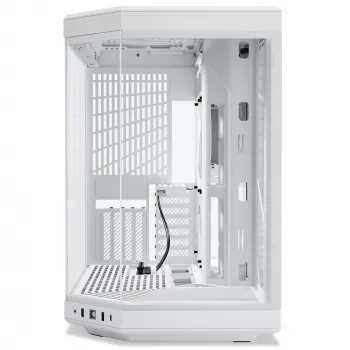 PC skriňa HYTE Y70 Midi Tower biela – podporuje EATX, GPU až do 42,2 cm, výška CPU chladiča 18 cm