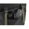 NATEC Niala NTO-2239 batoh na notebook 39,6 cm (15,6 palca), 18 L, odolný voči postriekaniu, recyklovaný polyester, čierny/tmavozelený