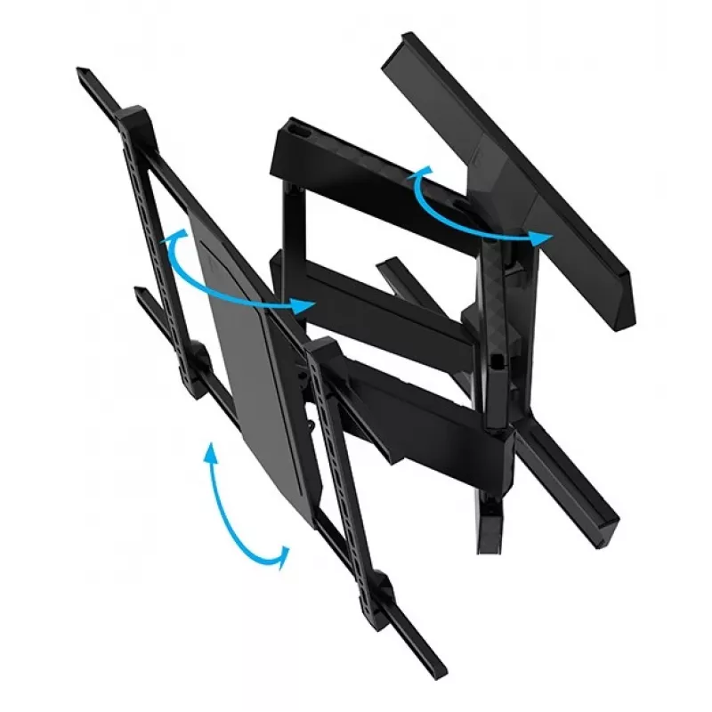 Nástenný držiak B-TECH BT8227/B 600x400 pre 75-palcový TV, max. zaťaženie 50 kg