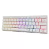 Mechanická klávesnica White Shark Wakizashi-2 US Red Switch, Tenkeyless/US-layout, biela