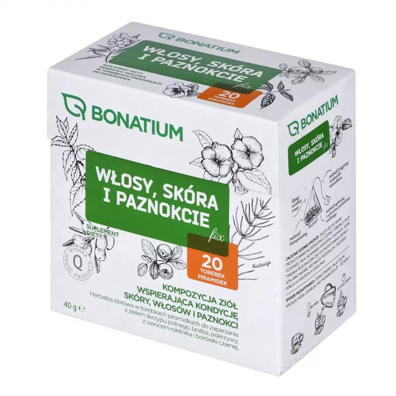 Bonatium bylinný čaj vlasy, pokožka a nechty Fix 20 ks