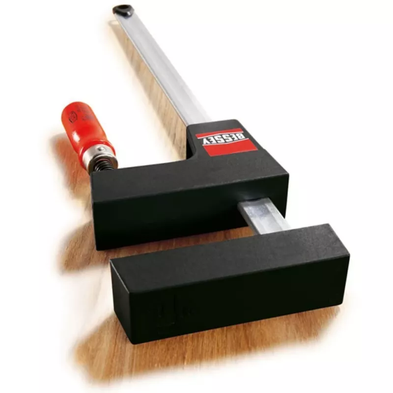 Bessey UniKlamp UK100 zverák, 1000 mm dĺžka, 80 mm vyloženie, čierna/červená