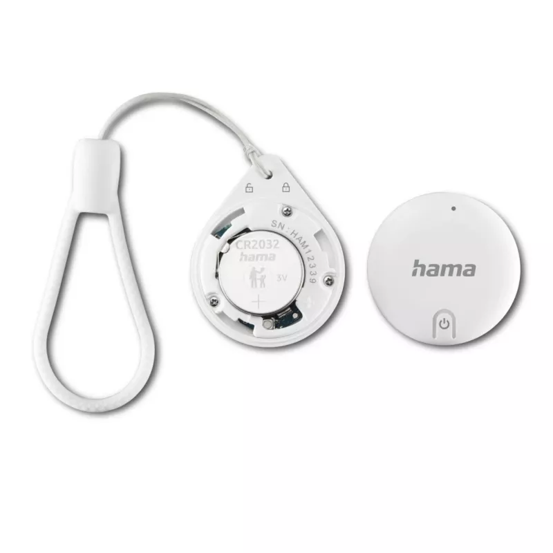 HAMA Item Finder 00185815 Bluetooth pre Apple Wo ist? App, biela — tracker na vyhľadávanie osobných predmetov