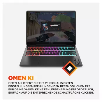HP OMEN Transcend herný laptop 14-fb1075ng 14 3K OLED U7-255H 32GB/1TB SSD RTX5060 Win11 - BV8C5EA - ABD (BV8C5EA#ABD)