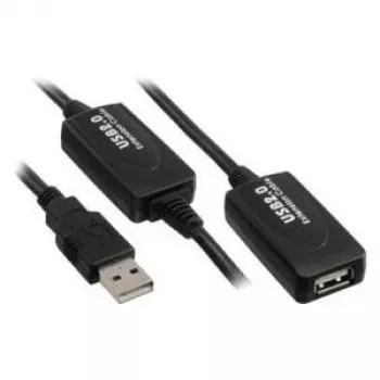 USB kábel Kindermann 5771000115 USB 2.0 15 m čierna