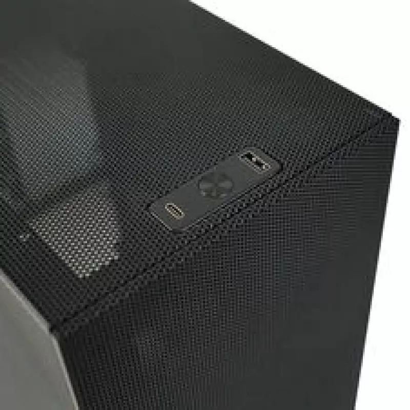 ssupd Meshroom S V2 Mini-PC skriňa, podpora ATX, Mesh predná strana, PCIe 5.0 ready – čierna