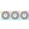 Sada ventilátorov THERMALTAKE TOUGHFAN EX 140 ARGB Sync White — 140 mm, 3-pack