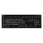 LogicKeyboard XL-Print Astra 2 biela na čiernej DE (PC)