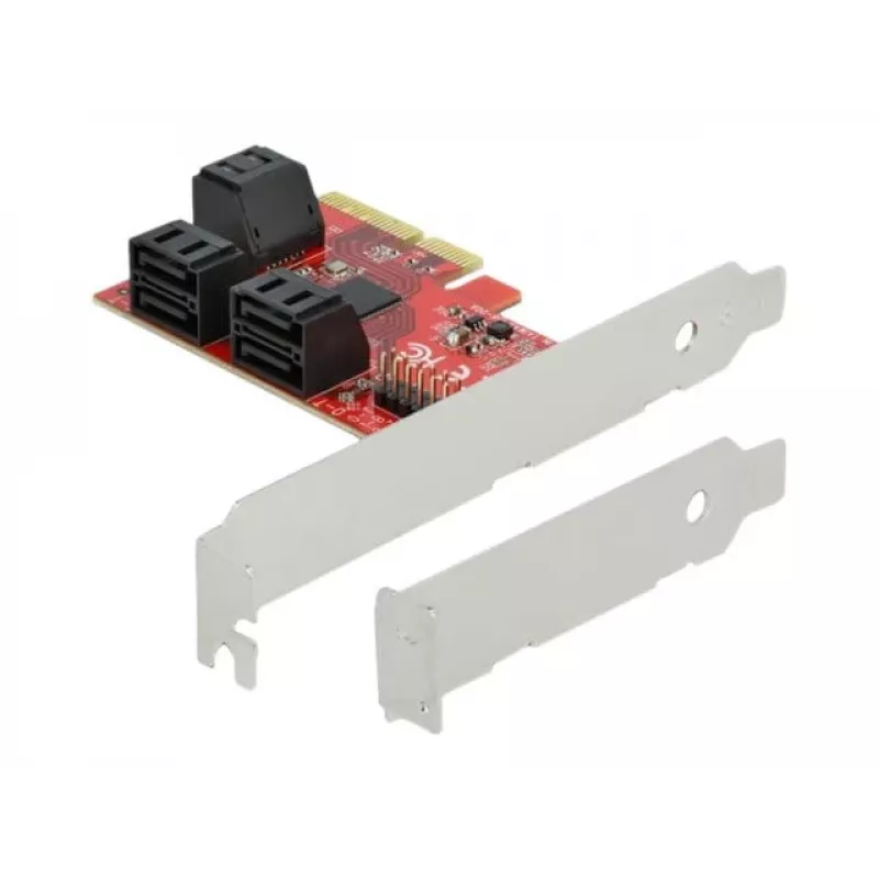 SATA PCI Express x4 karta DeLOCK 6 portov Low Profile formát