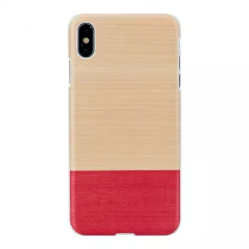 Puzdro na smartphone man and wood pre iPhone XS Max — white miss match