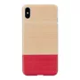 Puzdro na smartphone man and wood pre iPhone XS Max — white miss match
