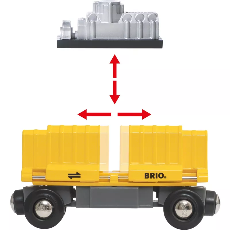 Vlak BRIO Three-Wagon Cargo Train
