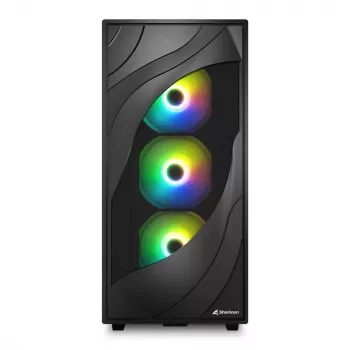 Sharkoon REBEL C80G RGB Midi Tower čierna