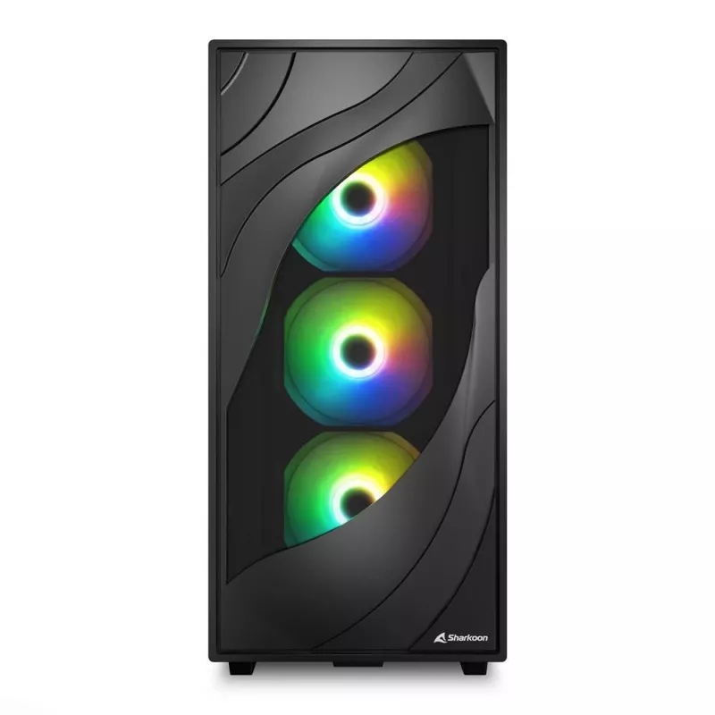 Sharkoon REBEL C80G RGB Midi Tower čierna