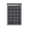 Numerický blok klávesov TRUST Xalas 22 klávesov RF Wireless nožnicové spínače pre notebook/PC, strieborná, 94 g