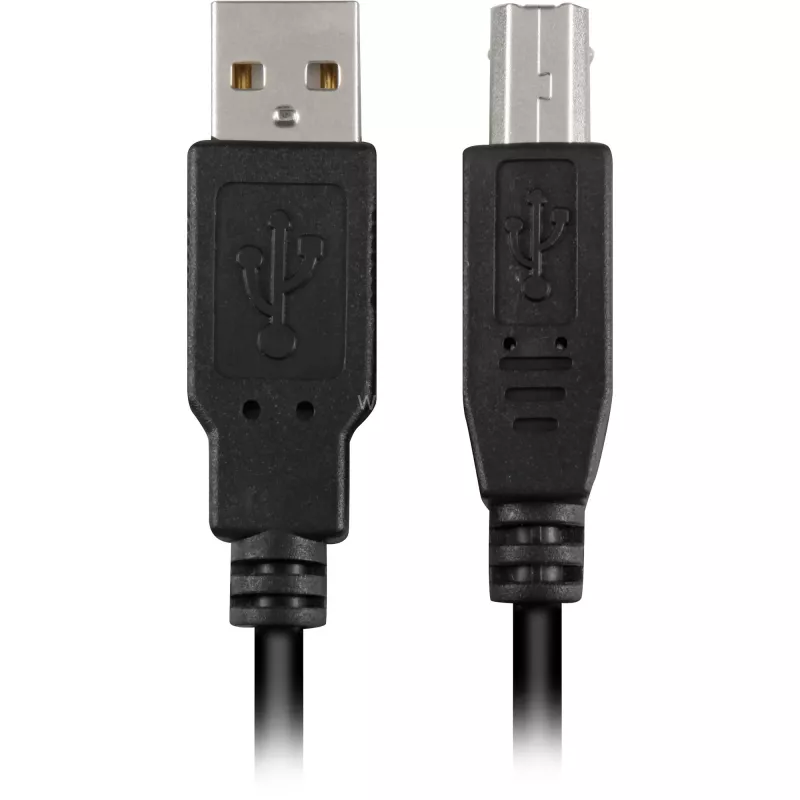 USB kábel Sharkoon USB 2.0 1 m USB A USB B čierny