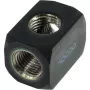 Alphacool HF Anschlussterminal TEE T-kus okrúhly G1/4 - Deep Black (17030)