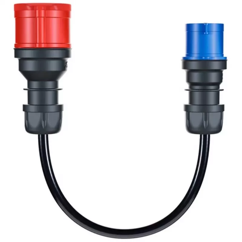 go-e sada adaptérov pre Gemini flex 11 kW, 3-dielna sada (čierna, 30 cm)
